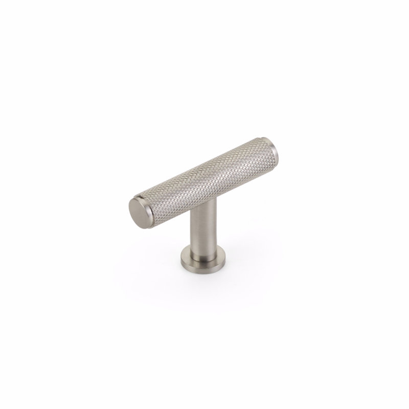 Schaub Pub House Cabinet T-Knob 2", Brushed Nickel