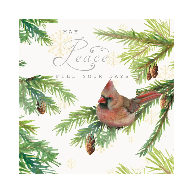 Christmas Blessings II by Marie Elaine Cusson - Wrapped Canvas Print, 45.72 cm H x 45.72 cm W x 1.91 cm D