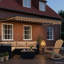 VidaXL Polyester Cover Retractable Patio Awning-130063423-130063428-130063429
