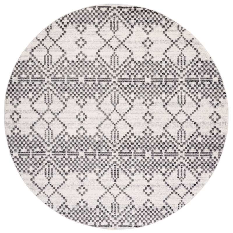 Tapis de performance du sud-ouest Tulum, Rond 6 pi 7 po