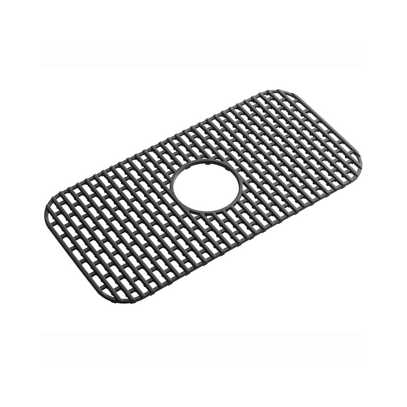 Grille d'évier 23 po x 11 po, Noir mat