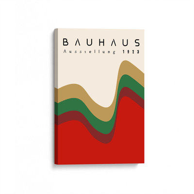 «Bauhaus Retro Waves II», reproduction sur toile
