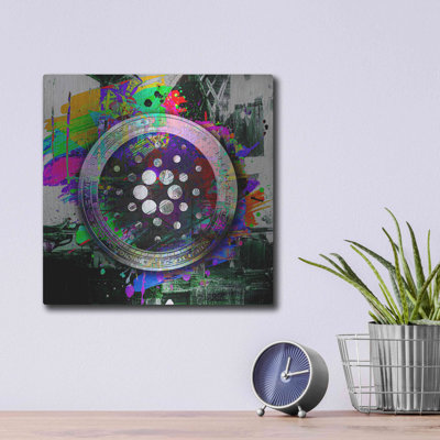 Art mural en métal Cardano Crypto