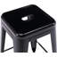 Tabouret de comptoir 24 "avec structure en métal, ensemble de 4 tabourets de bar intérieur / extérieur-1426740434