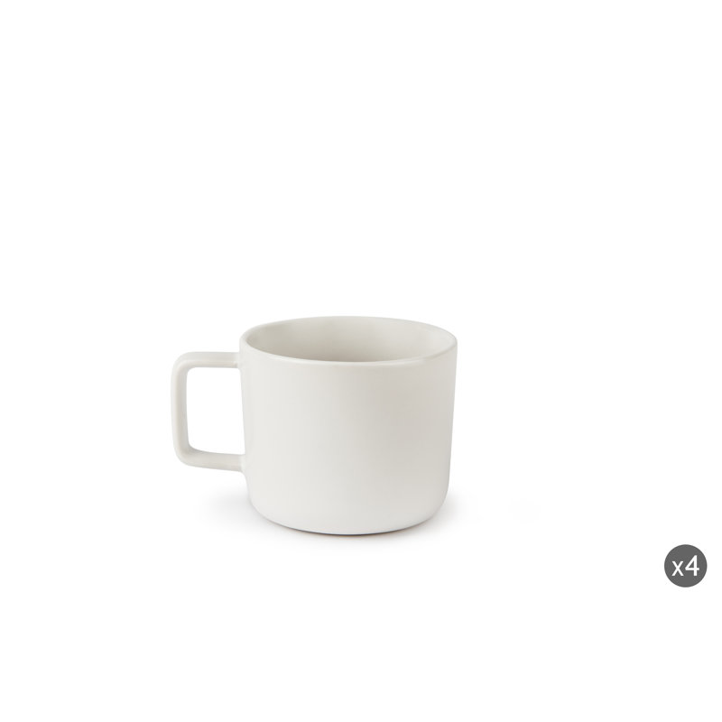 Nordic Stoneware Teacup, White