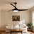 52 In. 3-Blade Smart Downrod Mount Standard Ceiling Fan With 3-Color Dimmable Led Light, Remote Control, Reversible Dc Motor-911409332-911409335