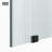Elan 56-60" W x 74" H Sliding Frameless Shower Door with 3/8" Fluted Glass-98714539