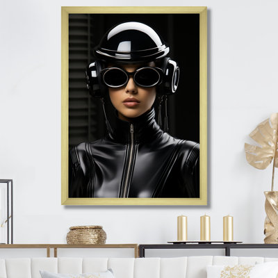 Rétro femme futuriste, photo II - art mural Chanel