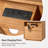 Wallburg Modern 1-Drawer Solid Wood End Table Fully Assembled and Built-In Outlet-623938423