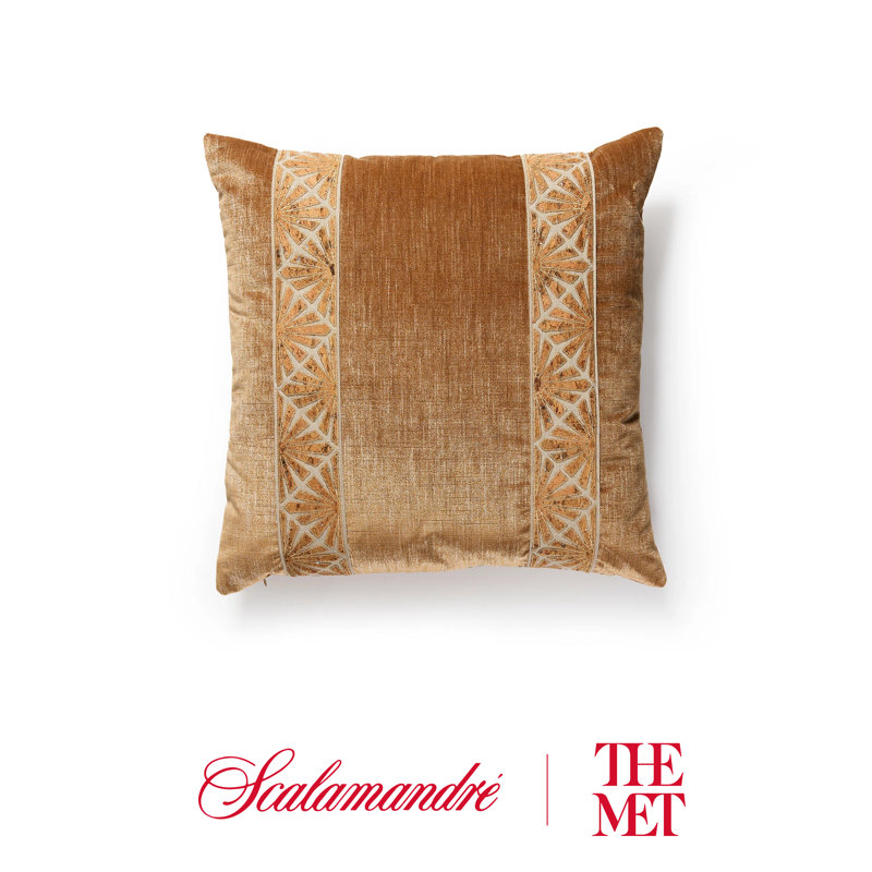 The MET x The House of Scalamandre Milan/Supreme Pillow, Cork/Amphora
