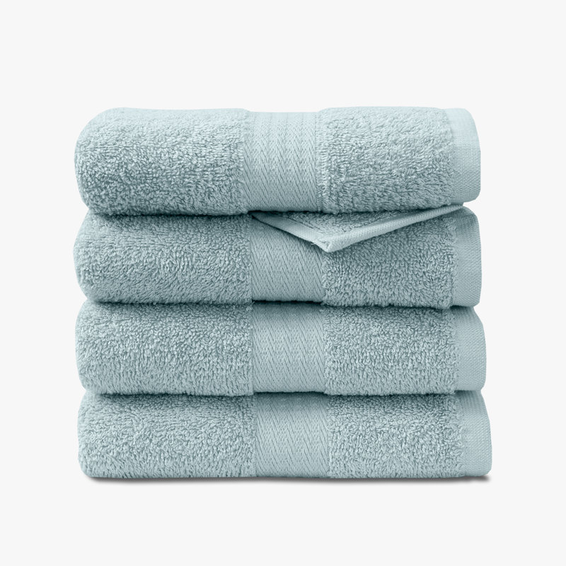 Ensemble de serviettes de bain True Classics, Bleu, Serviettes de bain - paquet de 4
