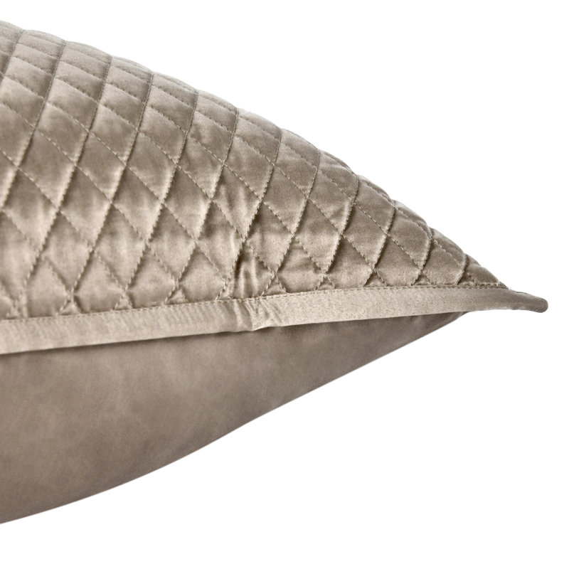 Taie décorative en satin de coton Winthrop, Naturel, Très grand lit