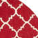 Rodgers Hand Woven Flat Weave Wool/Cotton Geometric Rug in Red/Ivory