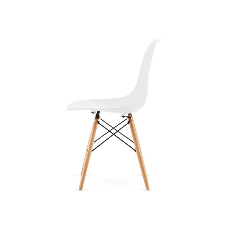 Chaise blanche Eiffel