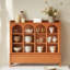 Vitrine en bois massif simple et rétro