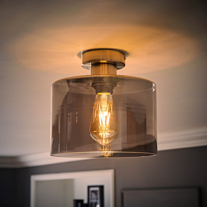 Deivy Glass Flush Mount