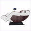 Fauteuil de massage avec zéro gravité, 20 coussins gonflables, chauffage des hanches et amp; Massage des pieds | Installation facile | Noyer brun | Cuir PU
