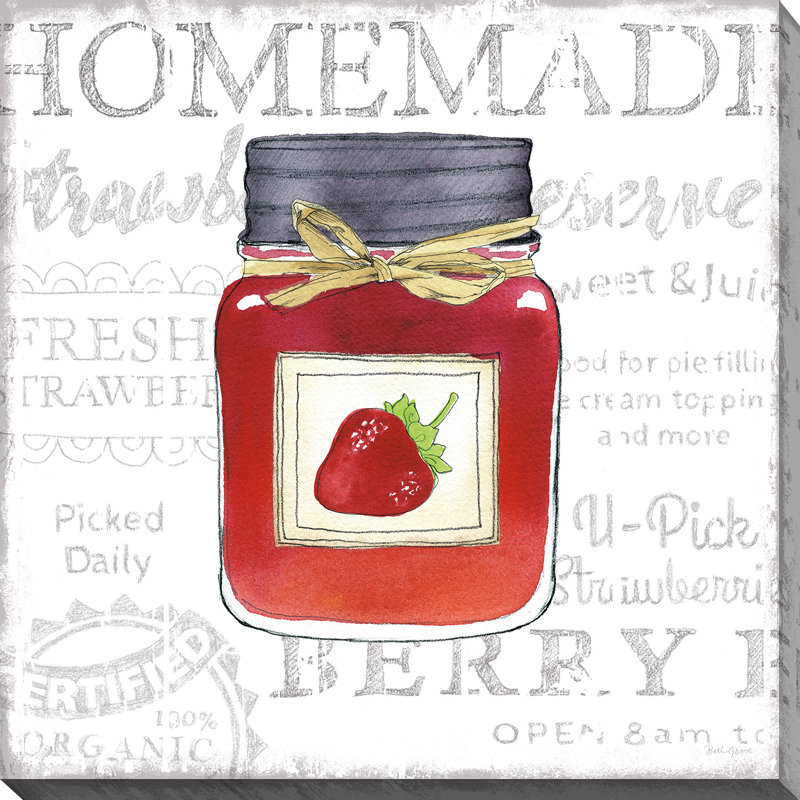 « canning cuisine i », impression sur toile, H 24 po x l 24 po x P 1,5 po, Toile tendue