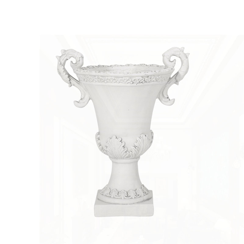 MGO GARDEN URN PLANTER, Antique White