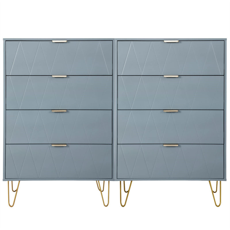 Commode 4 tiroirs 23,6 po Darna