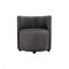 Chaise rembourrée avec dossier Chaise d'appoint pour salon Canapé simple pour cuisine Salle à manger Chambre à coucher Salle de lecture