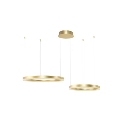 2 - Light LED Crystal Pendant