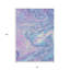 Tapis extérieur lavable abstrait ivoire 8 pi x 10 pi bleu lavande et ivoire
