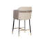 Carter Upholstered Stool with Metal Frame-801964241-801964240