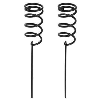 Fishing Rod Pole Holder Insert Ground Spiral Metal Stand Support 2 Packs