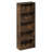 Furinno Basic 5-Tier Open Shelf Bookcase, Bookshelf, Storage Organizer, 7 x 17 x 44, Amber Pine-116834288