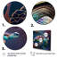 «Colorful Deep Sea Turtle Portrait I», ensemble de reproductions d'art sur toile-93339481
