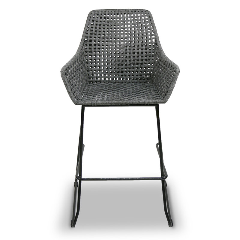 Tabouret de bar Isle, Gris / Charbon