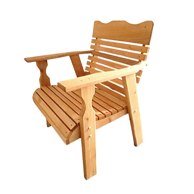2 Ft. Classic Cedar Chair, Amish-Made (Unstained), Natural Cedar