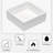 Myhomekeepers 15'' White Ceramic Rectangular Bathroom Sink