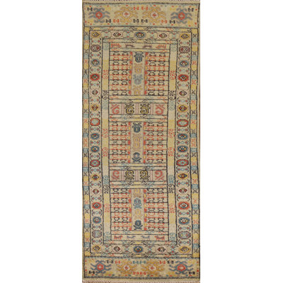 Tapis de couloir oriental géométrique 3x8