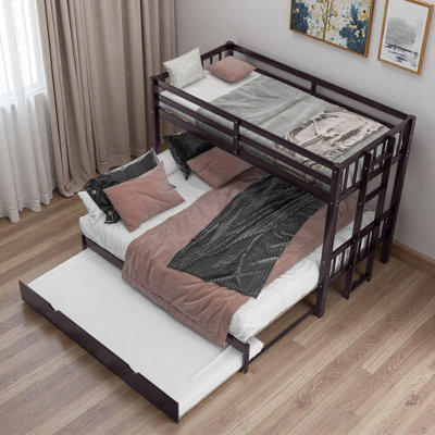 Pull-out Bunk Bed With Trundle