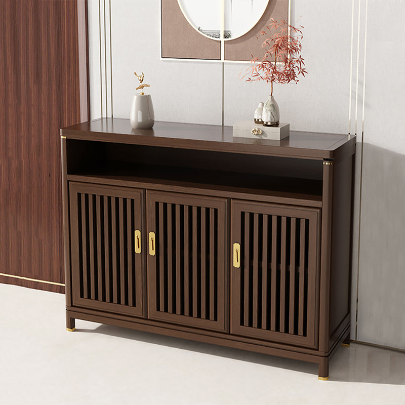 Buffet naturel, H 35,4 po x l 47,2 po x P 17,7 po, Brun