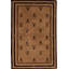 Hand-Knotted High-Quality Beige and Black Area Rug