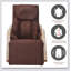 Fonction de massage complet - Fauteuil à bascule relaxant confortable avec pression d'air et fauteuil relax avec coussin en coton