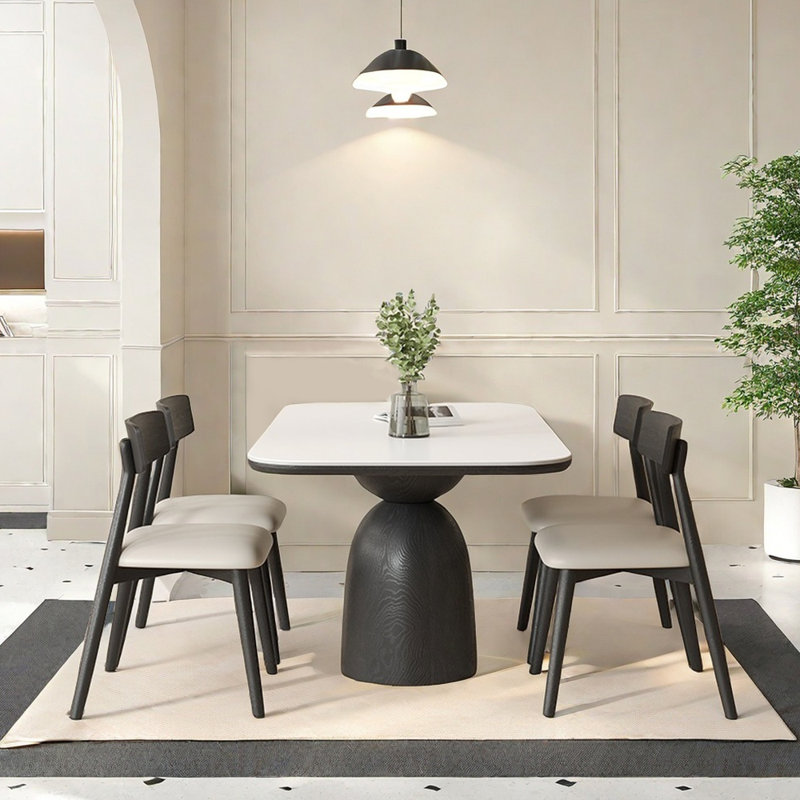 Ensemble de table de salle à manger rectangulaire Simple Home, H 29,5 po x L 55,1 po x l 31,5 po