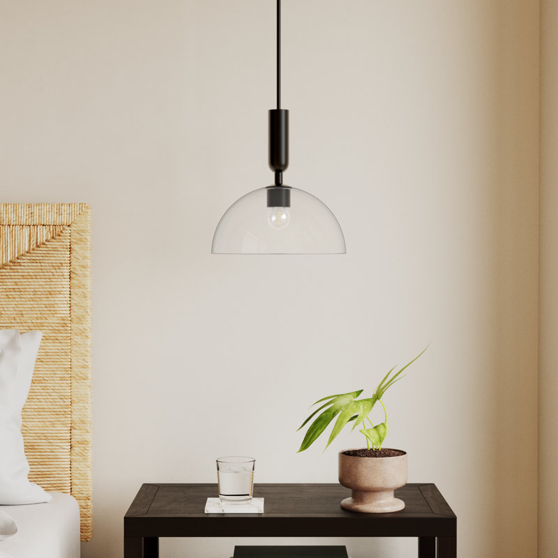 Casoria 1 - Light Single Pendant, Matte Black