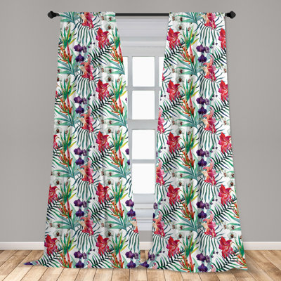 Ful Semi Sheer Sliding Panel Pair