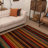 Vogel Synthetic Striped Indoor Rug-1019252395