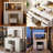 Makeup Vanity Desk with 11 Drawers and Outlet, 3 Color Lighting Modes Adjustable Brightness