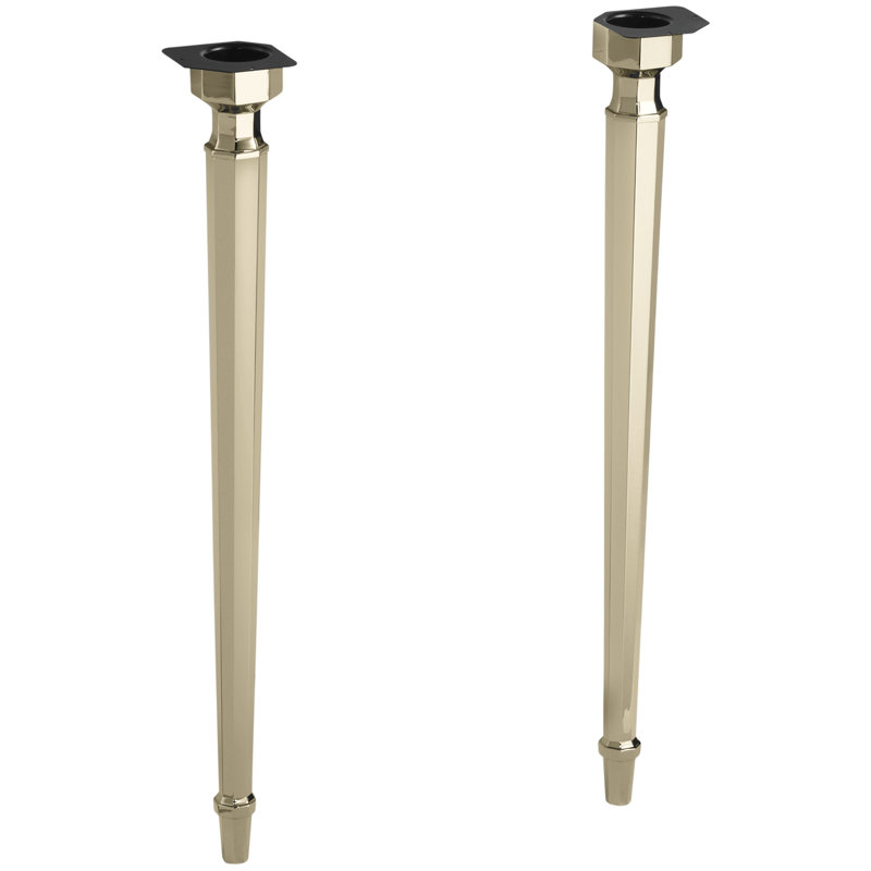 Kathryn 24" W Bathroom Vanity, Nero Marquina Marble, Vibrant French Gold
