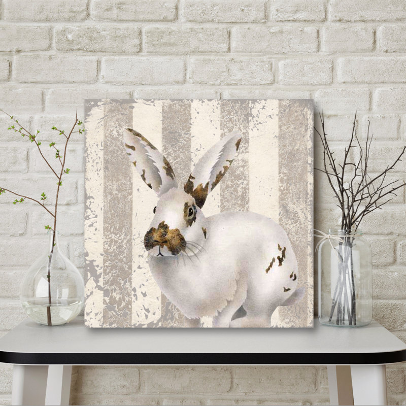 " Calico Bunny ", 30" H x 30" W x 1.5" D