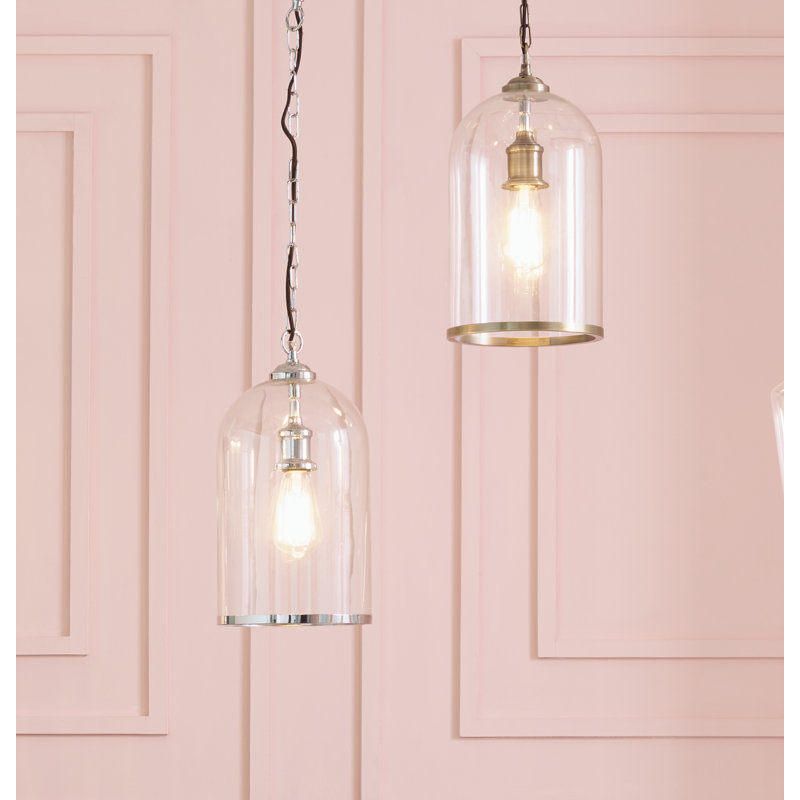 Roanoke 1 - Light Cylinder Pendant, Silver