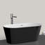 Baignoire de trempage autoportante en acrylique 66,88 po x 31,13 po-90560428