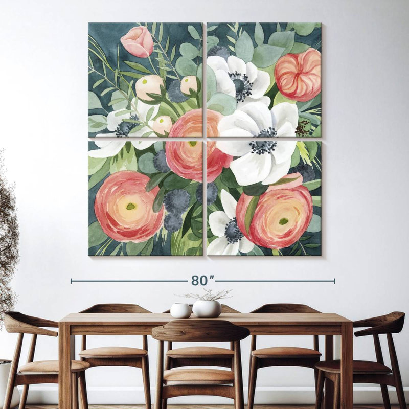 Harnek Bewitching Bouquet I, H 74 po x l 74 po