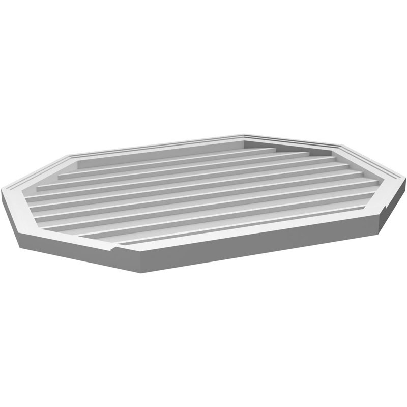 Évent horizontal gondole allongé en surface octogonal Signature, H 30 po x l 40 po x P 2 po